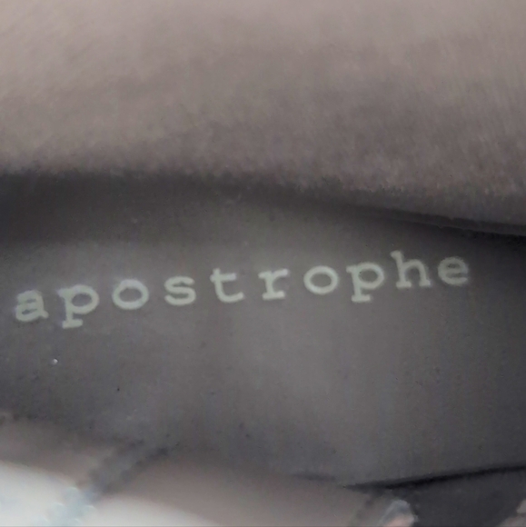 Apostrophe Carly Sz 7 Gray Heeled Boots - Picture 9 of 10